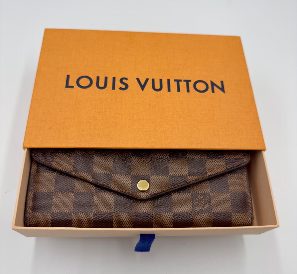 Louis Vuitton Damier Portefeuille Sarah Rose Ballerina Long Wallet Classic